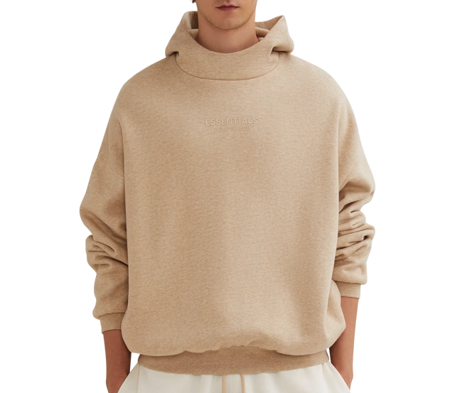 HOODIE ESSENTIALS GOLD HEATHER FW23