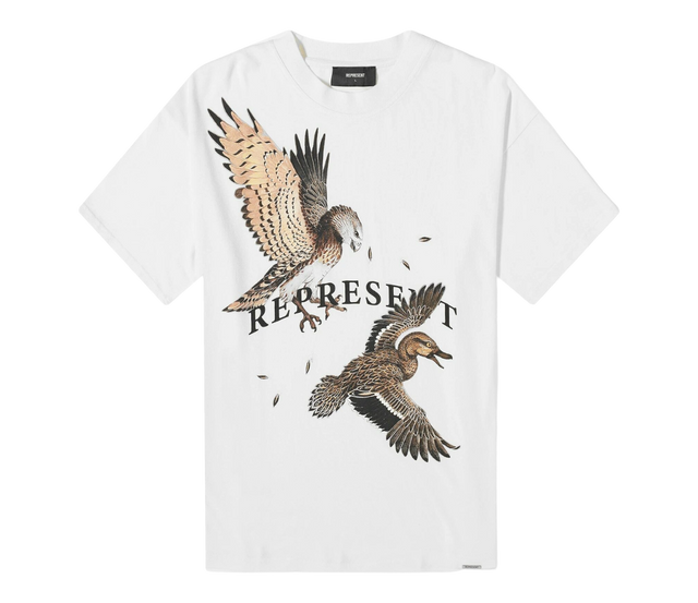 TEE REPRESENT BIRDS WHITE