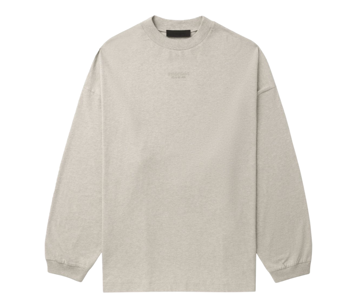 TEE LONGSLEEVE ESSENTIALS SILVER CLOUD