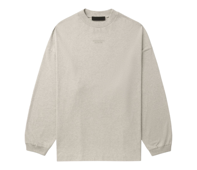 TEE ESSENTIALS SILVER CLOUD LS FW23