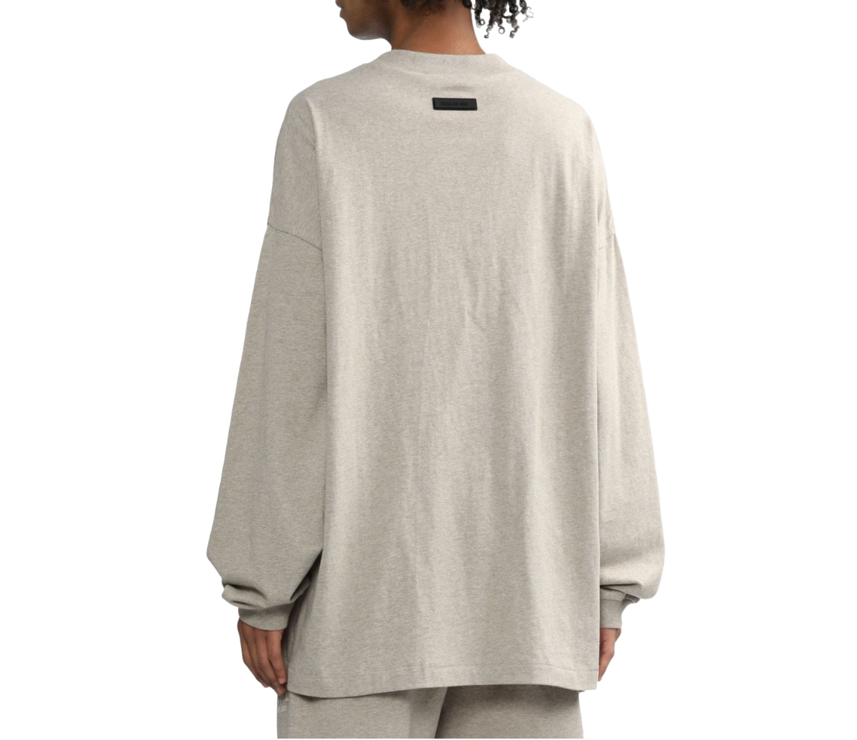 TEE LONGSLEEVE ESSENTIALS SILVER CLOUD