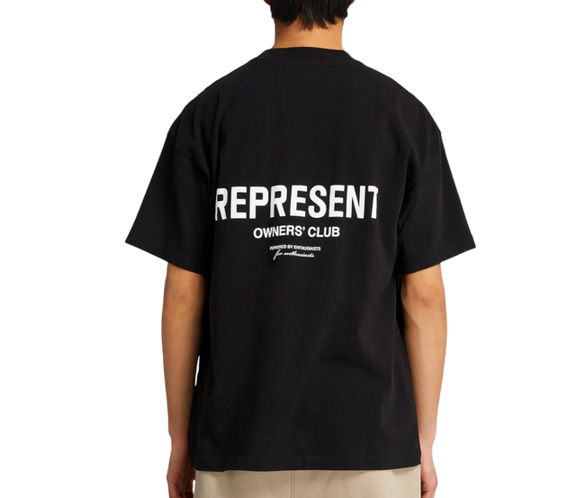 TEE REPRESENT OWNERS CLUB BLACK WHITE