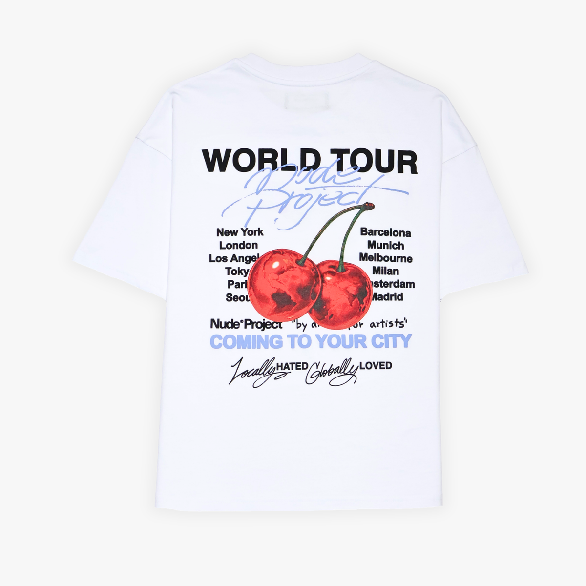 TEE NUDE PROJECT TOUR WHITE