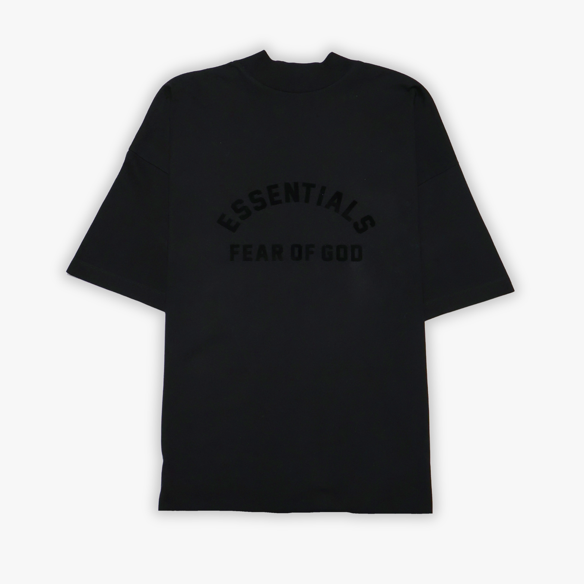 TEE ESSENTIALS JET BLACK SS23