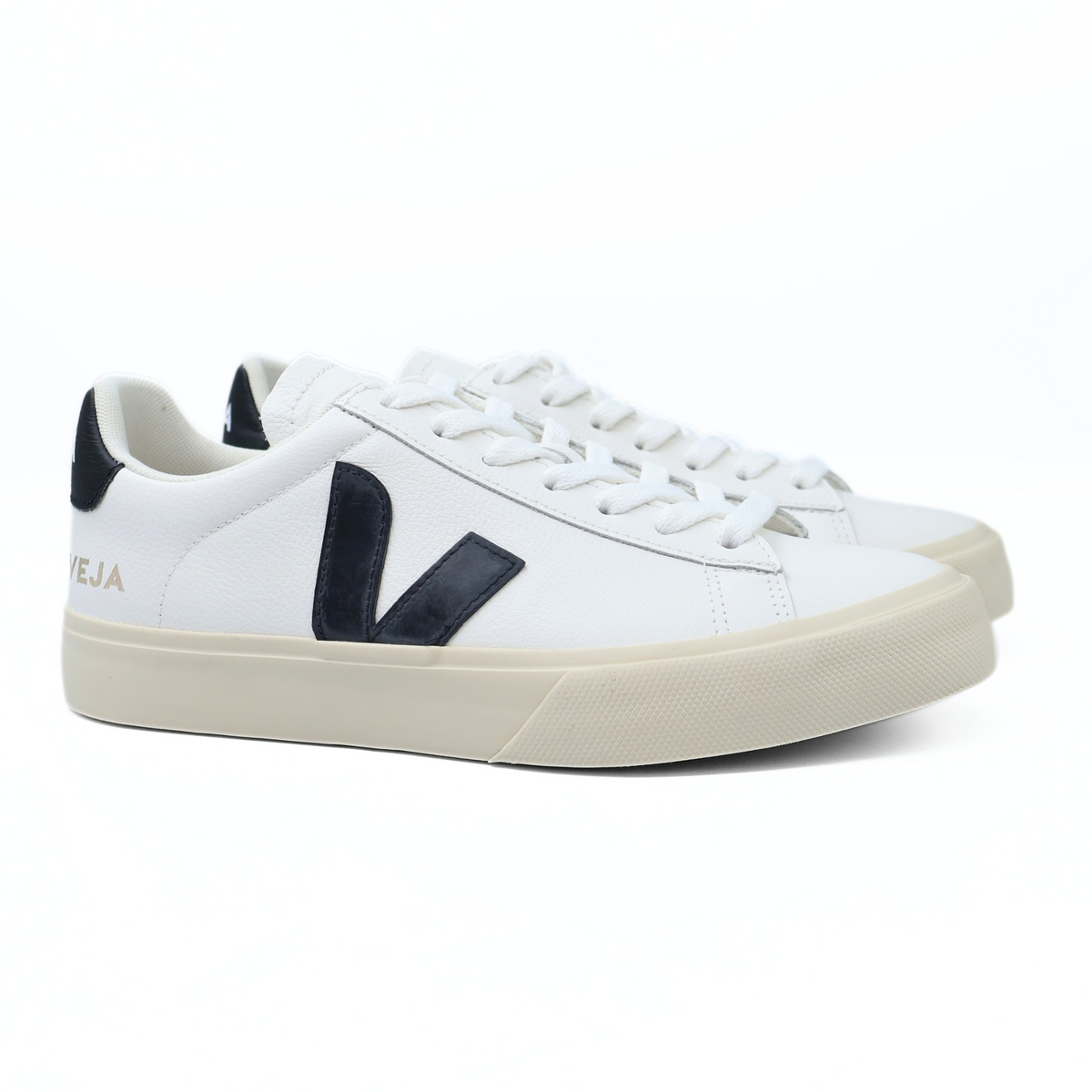 VEJA CAMPO WHITE BLACK