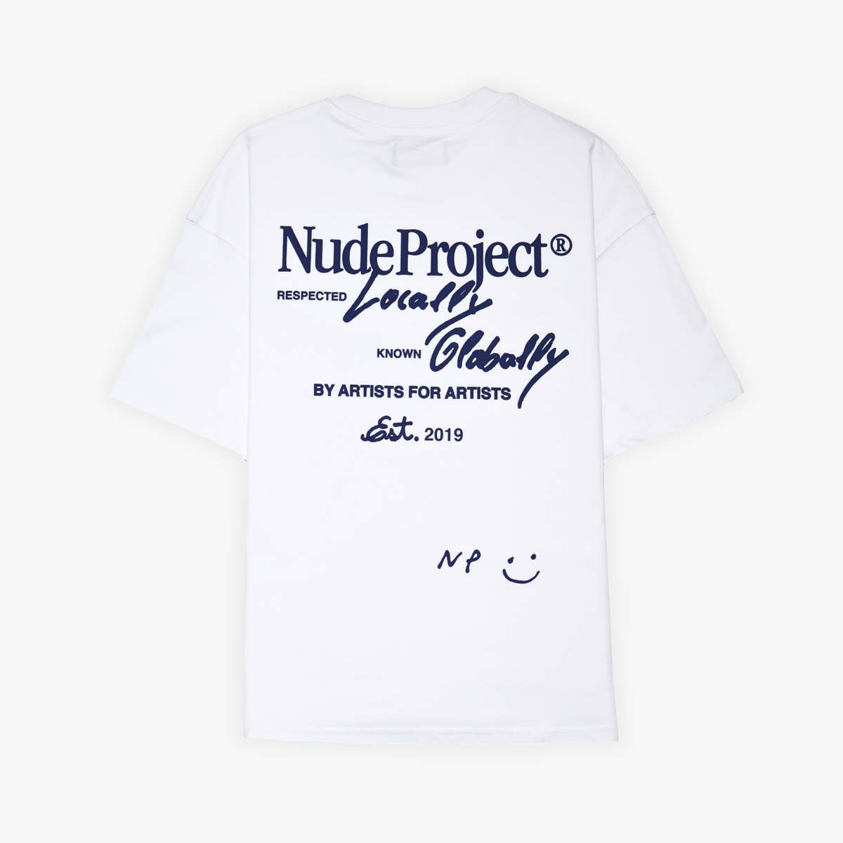 TEE NUDE PROJECT GLOBALLY WHITE