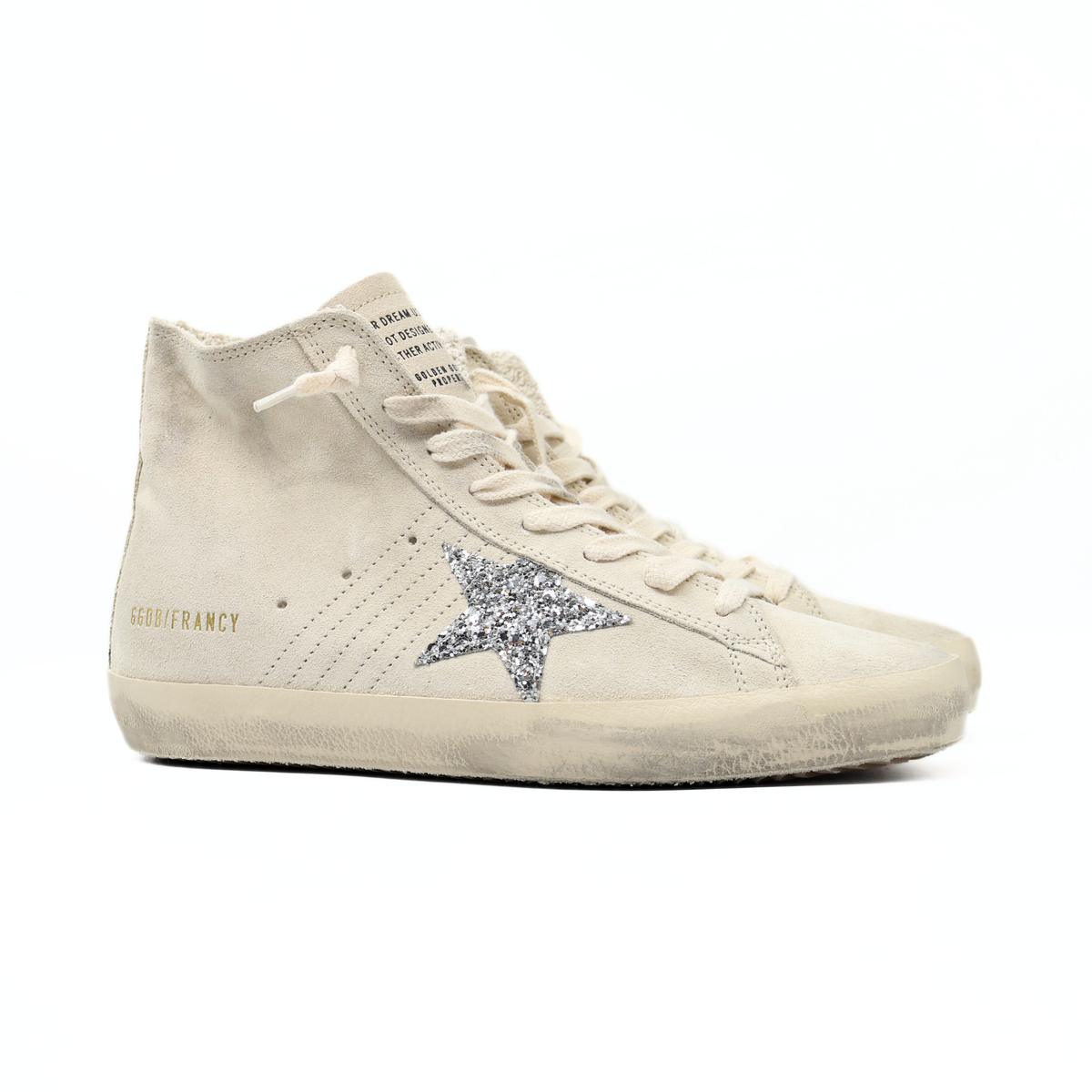 GOLDEN GOOSE FRANCY HI SEEDPEARL SILVER