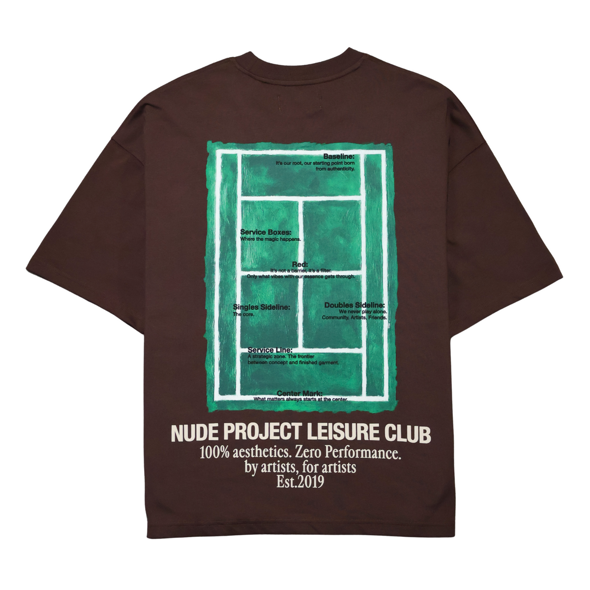 TEE NUDE PROJECT COURT BROWN