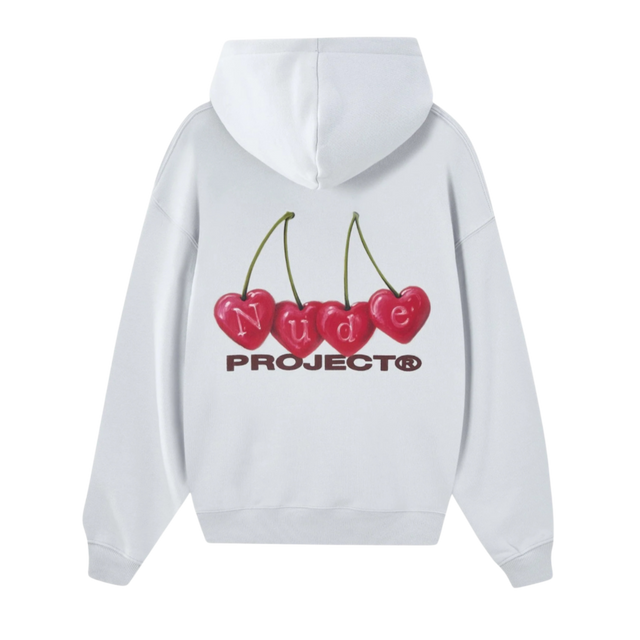 HOODIE NUDE PROJECT CHERRY ICE GREY