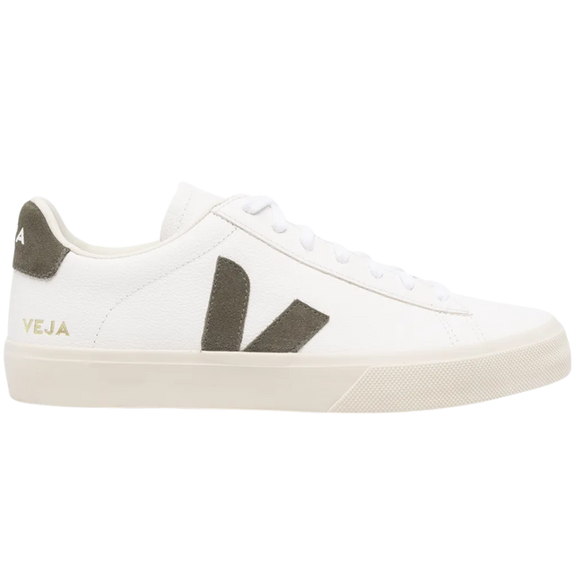 VEJA CAMPO WHITE KAKI