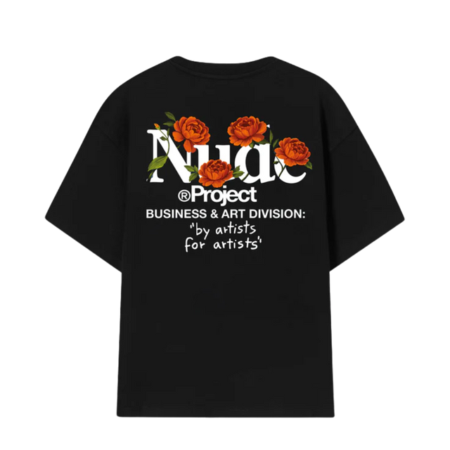 TEE NUDE PROJECT PLAY WITH LOGO BLACK