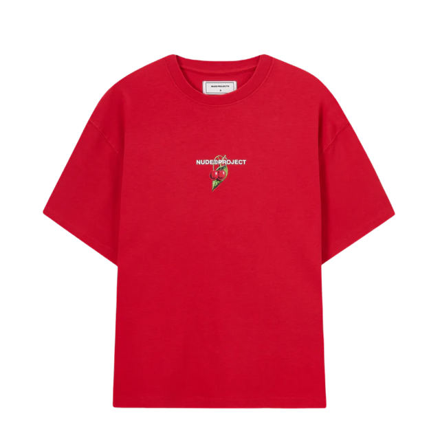 TEE NUDE PROJECT LOCALLY HATED CHERRY RED