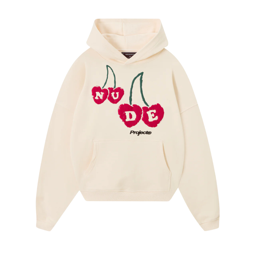 HOODIE NUDE PROJECT CHERRY PT2 MARSHMALLOW