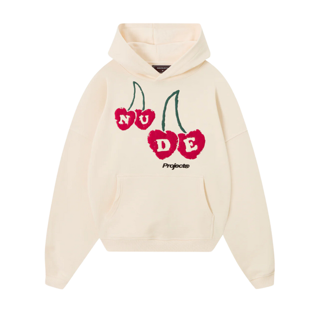 HOODIE NUDE PROJECT CHERRY PT2 MARSHMALLOW