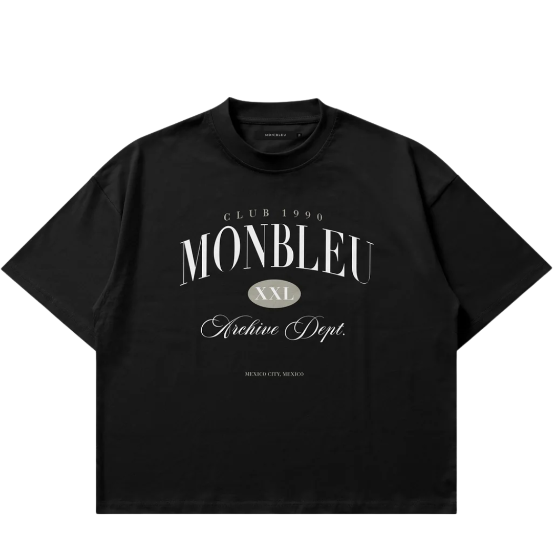 TEE MON BLEU 1990 CLUB BLACK