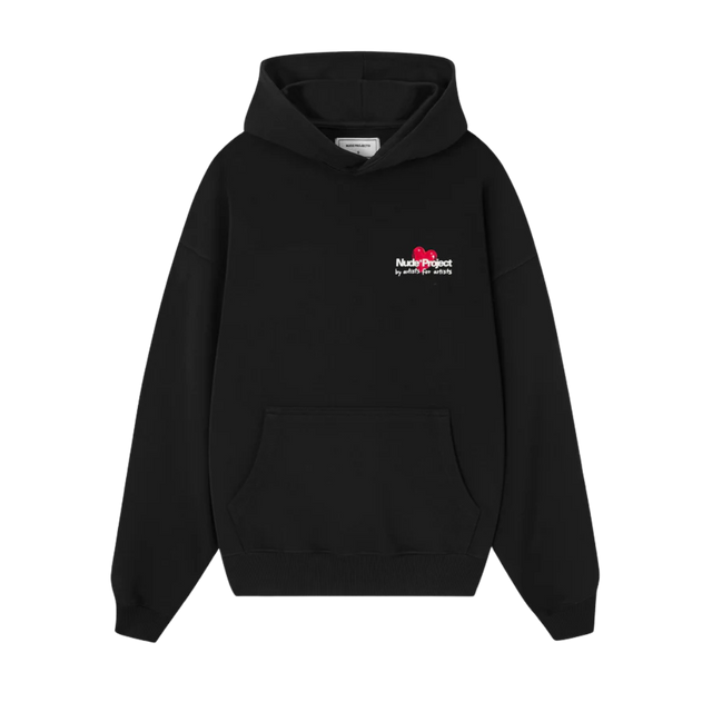 HOODIE NUDE PROJECT METAL CHERRY BLACK