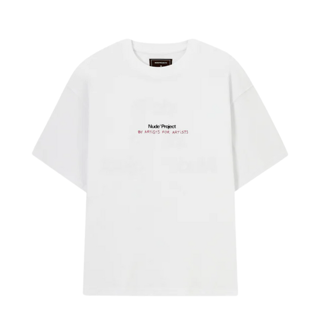 TEE NUDE PROJECT HOUSE RULES WHITE