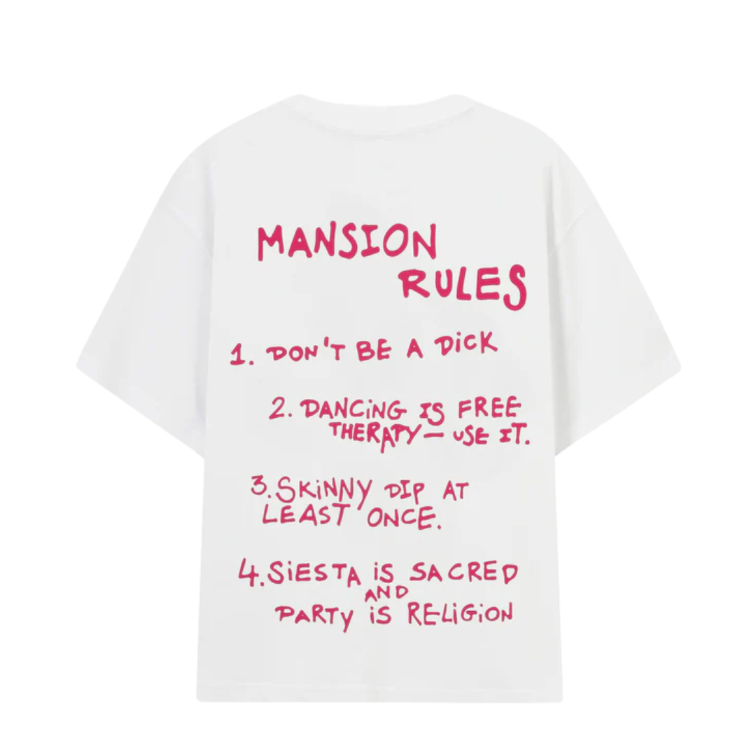TEE NUDE PROJECT HOUSE RULES WHITE