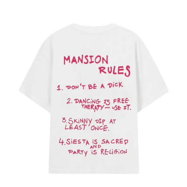 TEE NUDE PROJECT HOUSE RULES WHITE