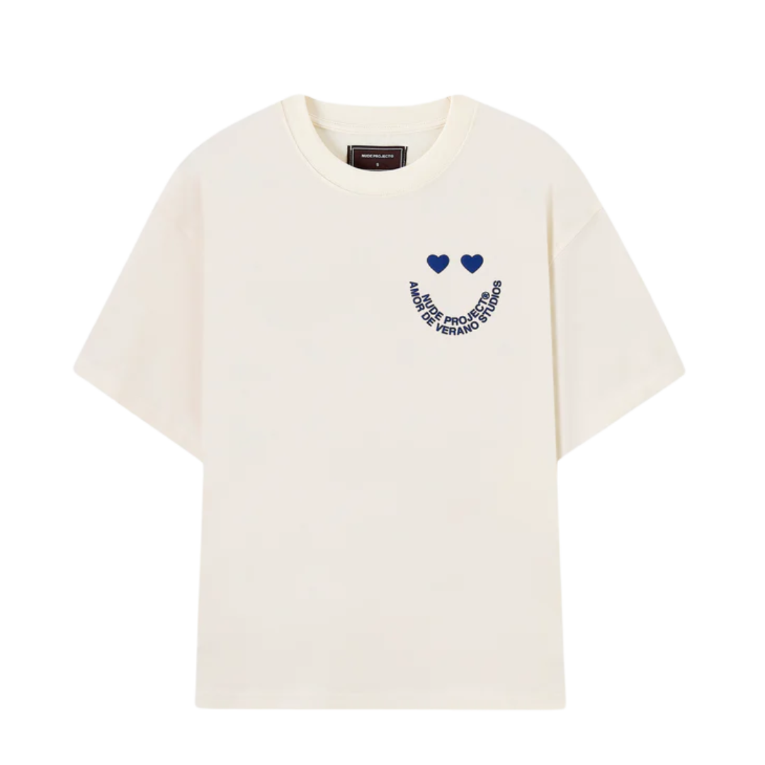 TEE NUDE PROJECT HAPPY WHITE