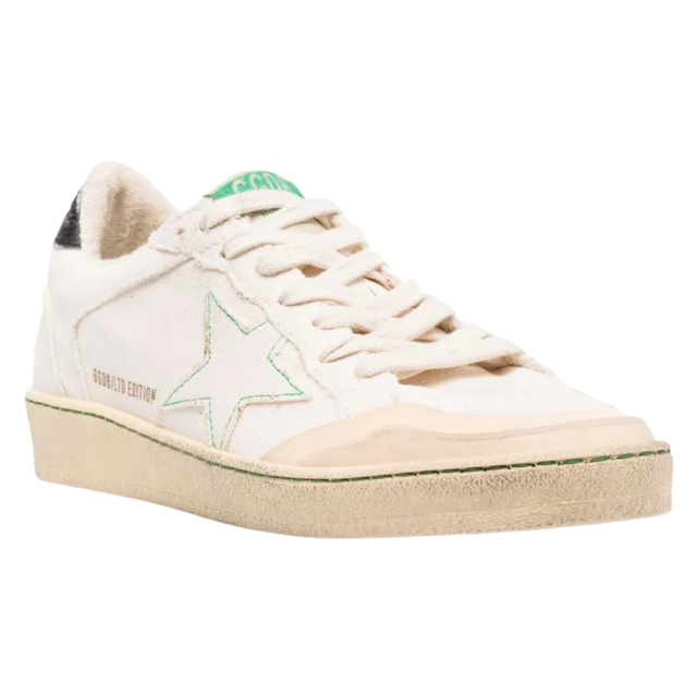GOLDEN GOOSE BALL STAR DOUBLE QUARTER WHITE VAINILLA