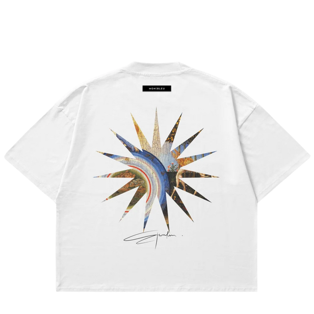 TEE MON BLEU LRDLQF WHITE