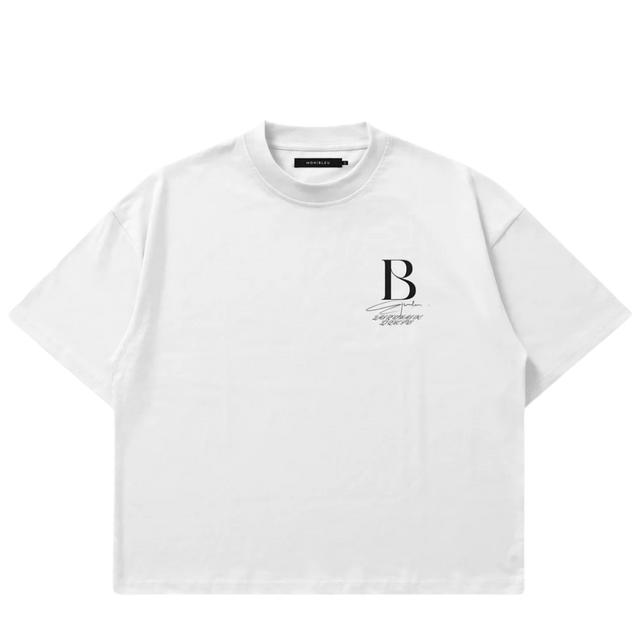 TEE MON BLEU LRDLQF WHITE