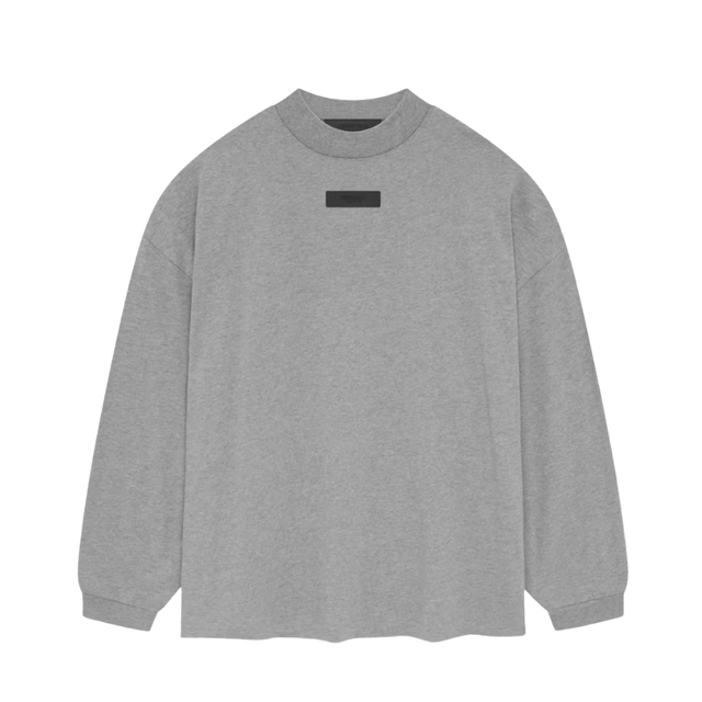 TEE LONGSLEEVE ESSENTIALS DARK HEATHER