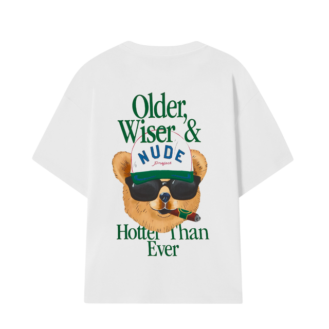 TEE NUDE PROJECT TEDDY BEAR WHITE