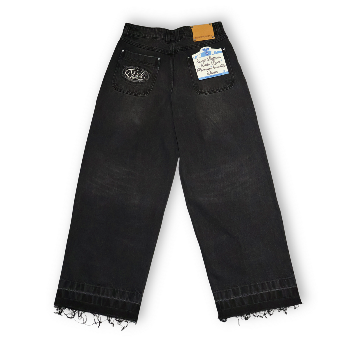 JEANS NUDE PROJECT OLD BAGGY LONG DENIM BLACK