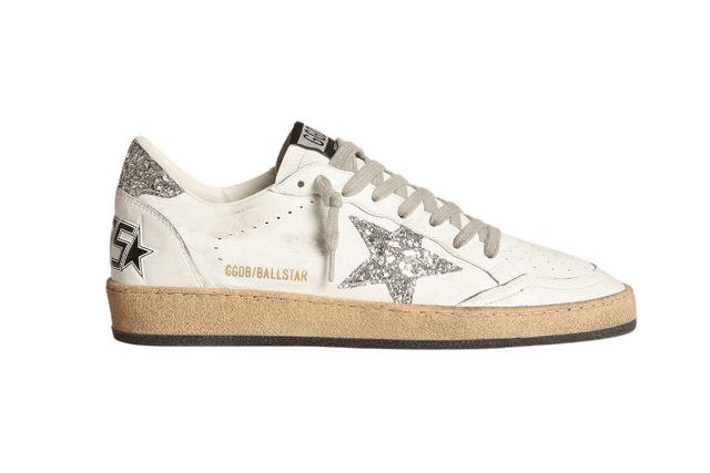 GOLDEN GOOSE BALL STAR SILVER SPARKS