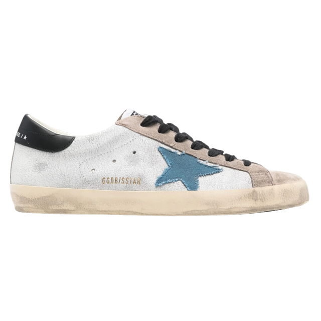 GOLDEN GOOSE SÚPER STAR WHITE / BLUE