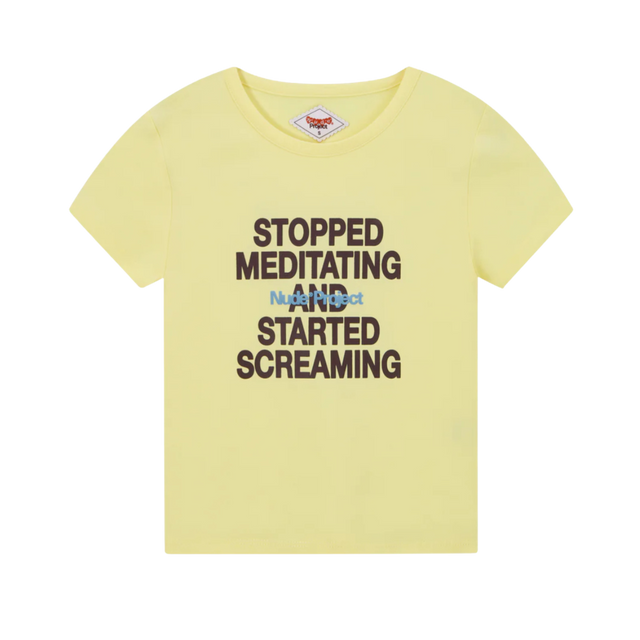 BABY TEE NUDE PROJECT LOUD YELLOW