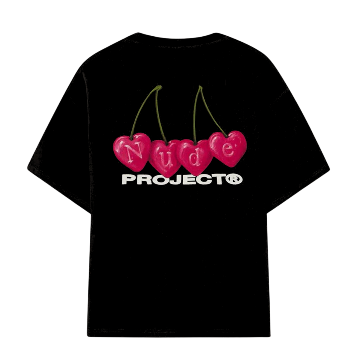 TEE NUDE PROJECT CHERRY BLACK