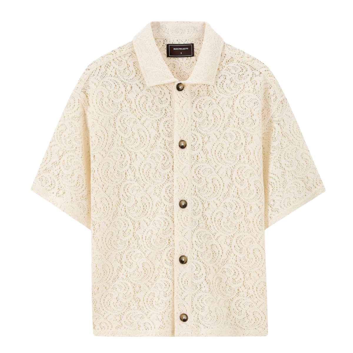 NUDE PROJECT ROMAN SHIRT ECRU