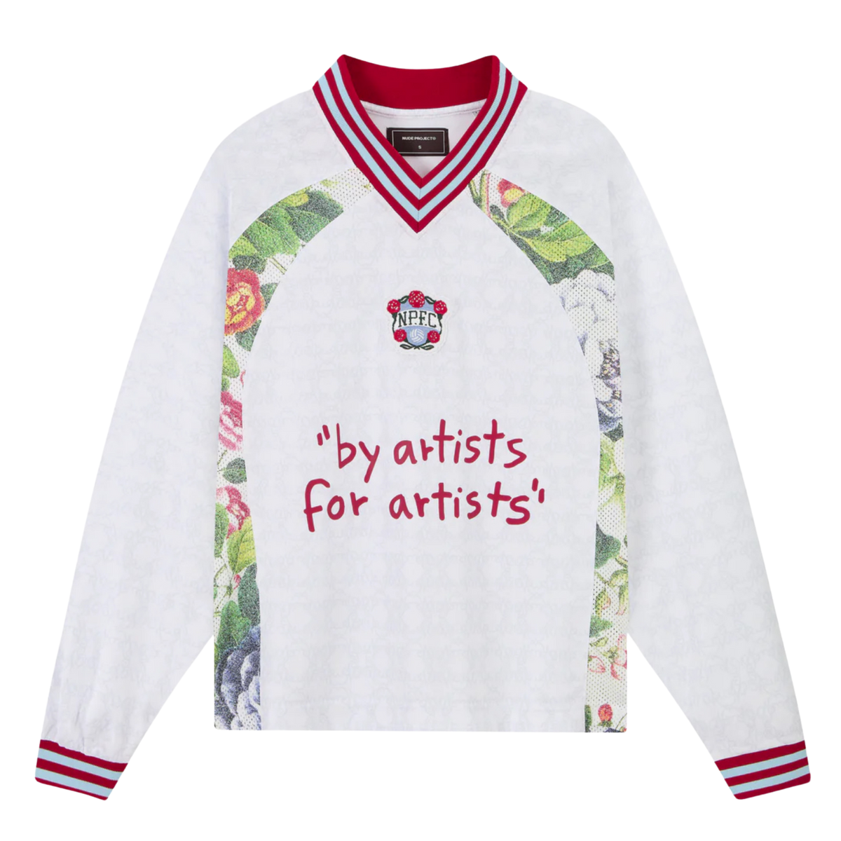 NUDE PROJECT BLAZE FOOTBALL LONGSLEEVE WHITE