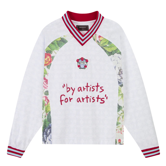 NUDE PROJECT BLAZE FOOTBALL LONGSLEEVE WHITE