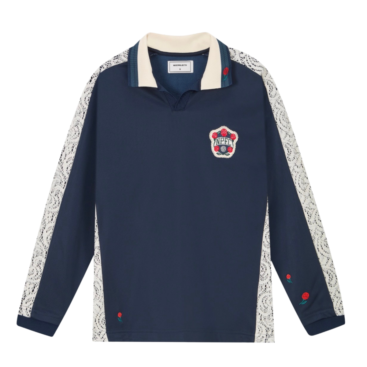 NUDE PROJECT LACEDREAM FOOTBALL TEE NAVY