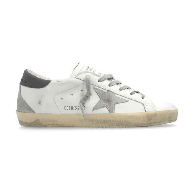 GOLDEN GOOSE SUPER STAR CLASSIC WHITE GREY