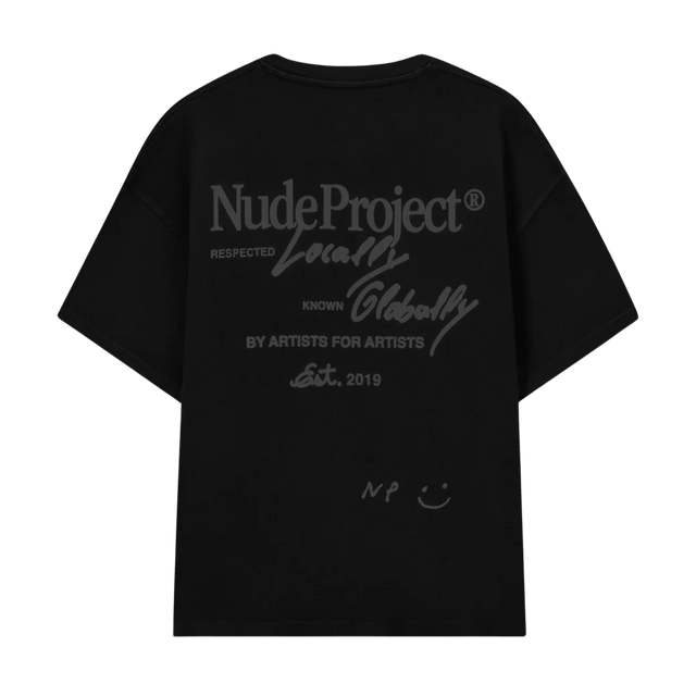 TEE NUDE PROJECT GLOBALLY BLACK