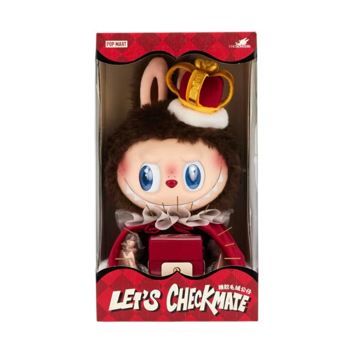 POP MART LABUBU THE MONSTER LET’S CHECKMATE