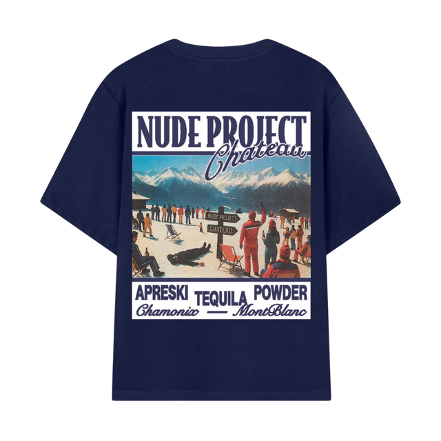 TEE NUDE PROJECT CHAMONIX NAVY