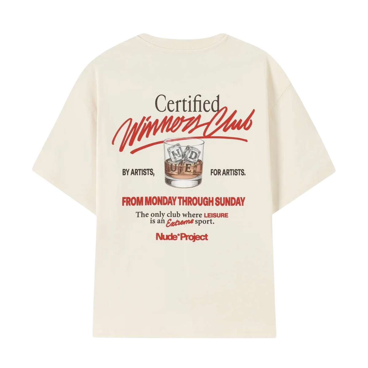 TEE NUDE PROJECT WINNER CLUB IVORY
