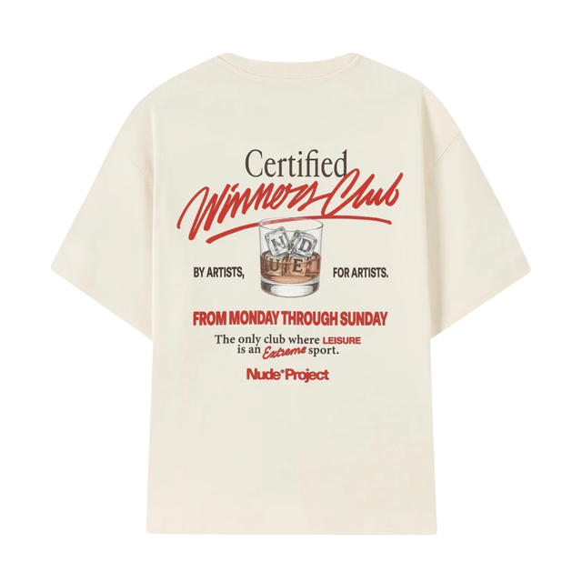 TEE NUDE PROJECT WINNER CLUB IVORY