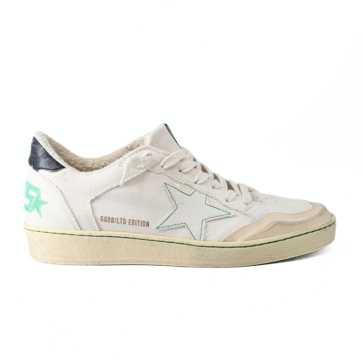 GOLDEN GOOSE BALL STAR DOUBLE QUARTER WHITE VAINILLA