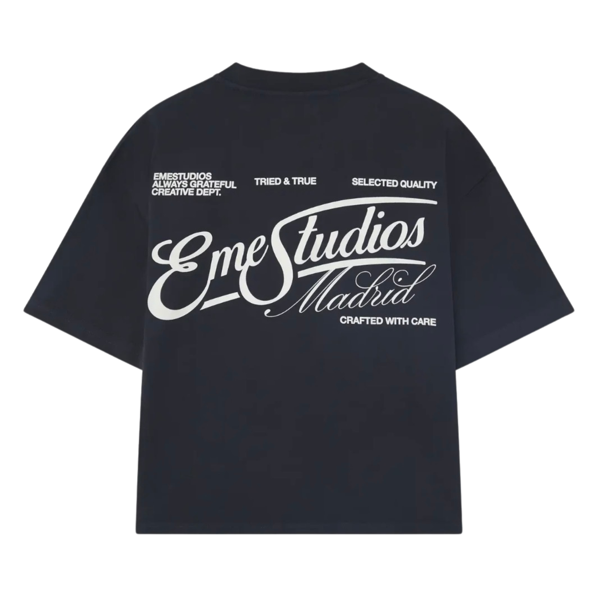 TEE EME STUDIOS TRIED & TRUE NAVY