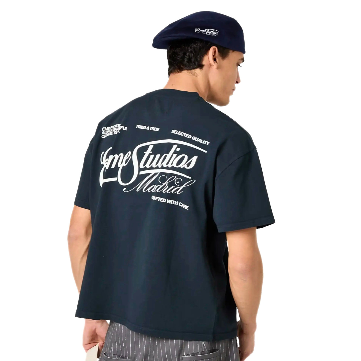TEE EME STUDIOS TRIED & TRUE NAVY