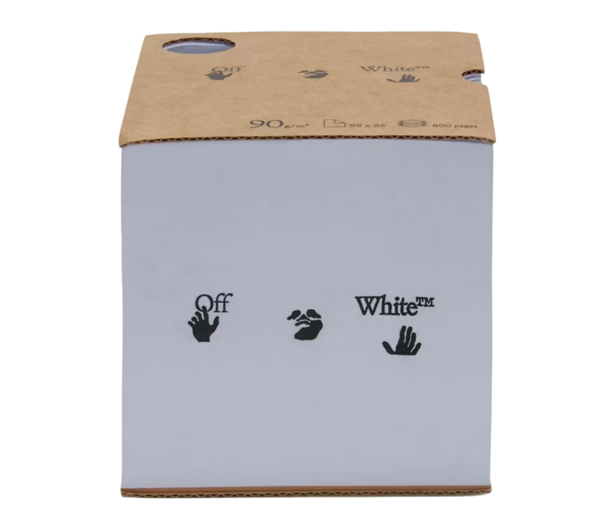 OFF WHITE METEOR CUT NOTEPAD