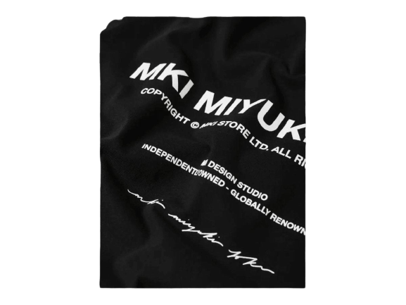 TEE MKI MIYUKI ZOKU BLACK - Commons